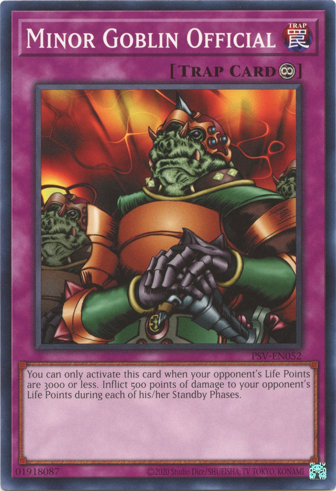 Minor Goblin Official (25th Anniversary) [PSV-EN052] Common | Card Merchant Takapuna