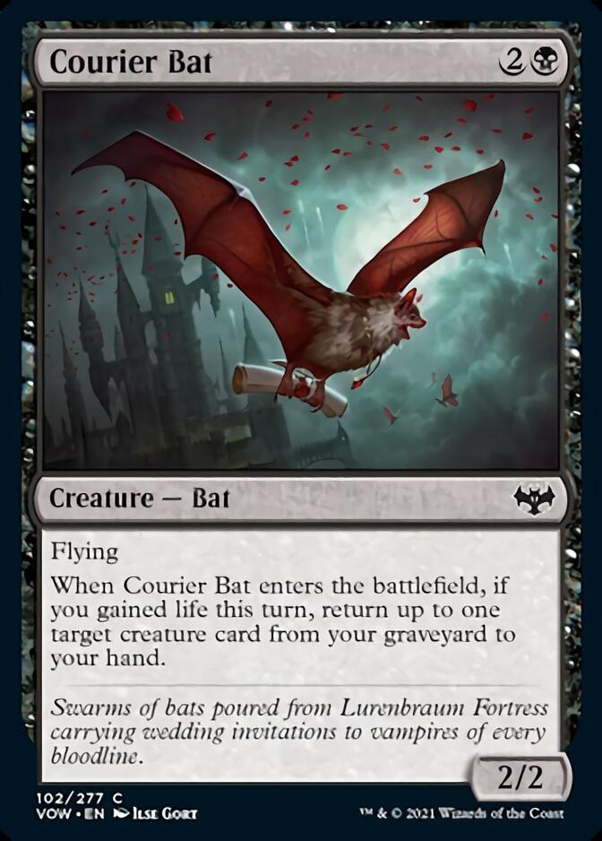 Courier Bat [Innistrad: Crimson Vow] | Card Merchant Takapuna