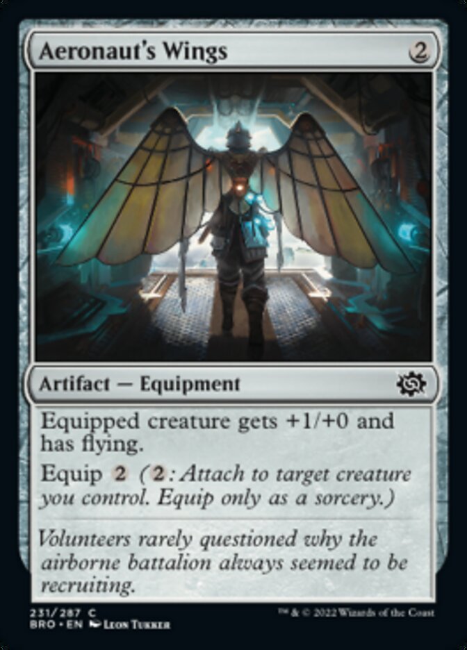 Aeronaut's Wings [The Brothers' War] | Card Merchant Takapuna