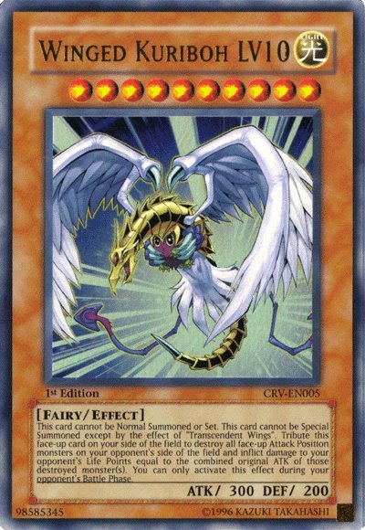 Winged Kuriboh LV10 [CRV-EN005] Ultra Rare | Card Merchant Takapuna