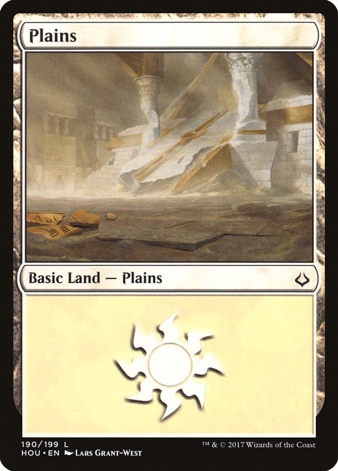 Plains (190) [Hour of Devastation] | Card Merchant Takapuna