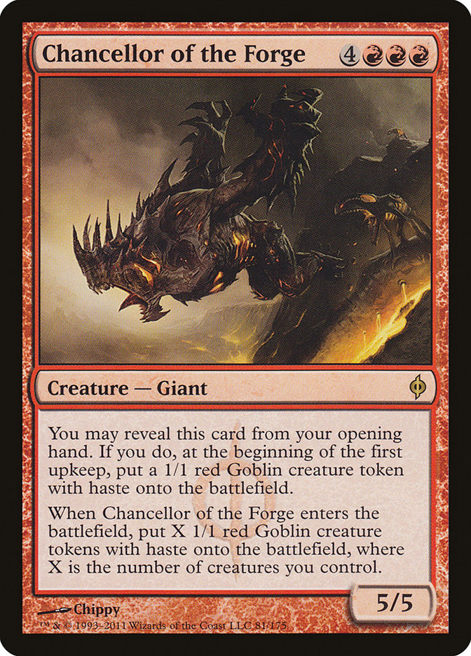 Chancellor of the Forge [New Phyrexia] | Card Merchant Takapuna