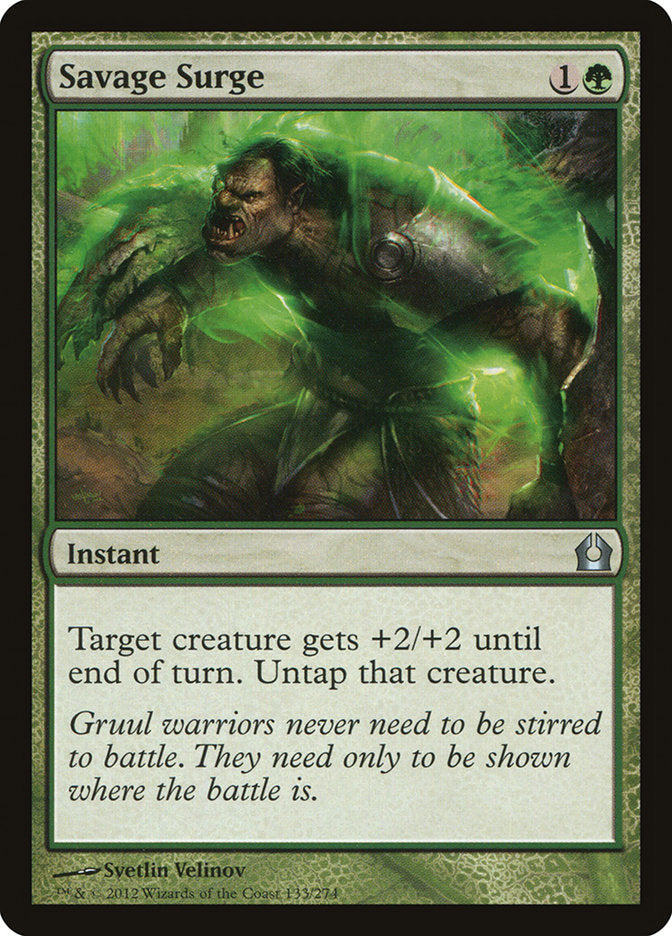 Savage Surge [Return to Ravnica] | Card Merchant Takapuna