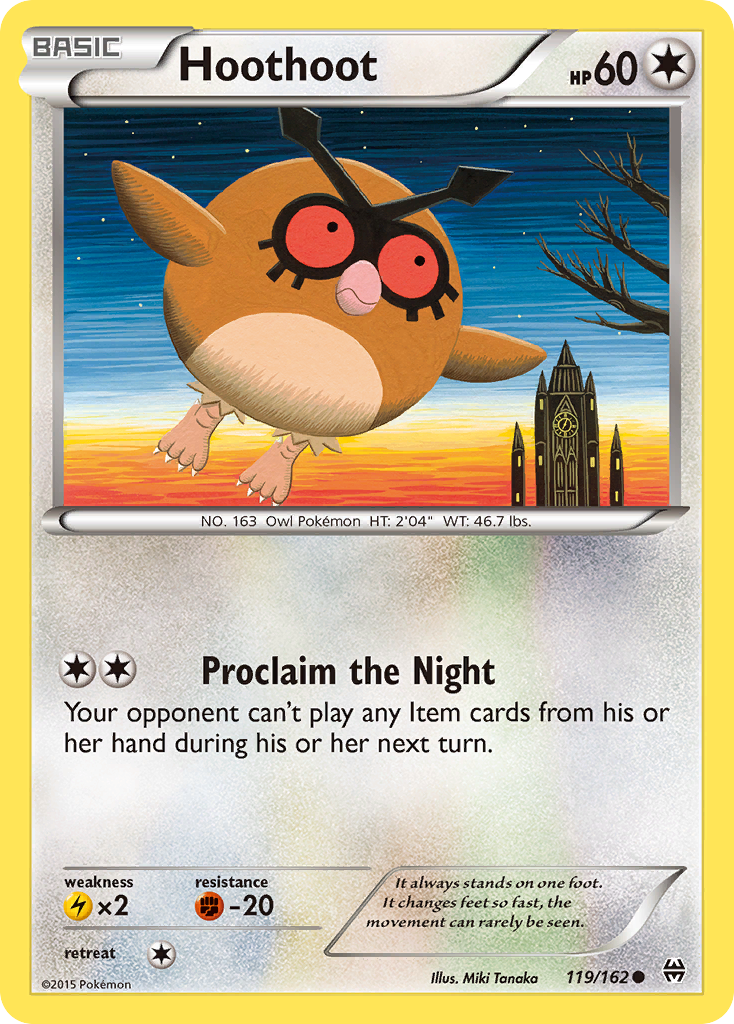 Hoothoot (119/162) [XY: BREAKthrough] | Card Merchant Takapuna