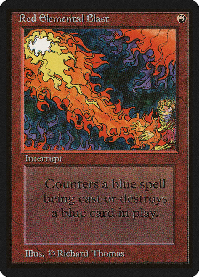 Red Elemental Blast [Beta Edition] | Card Merchant Takapuna