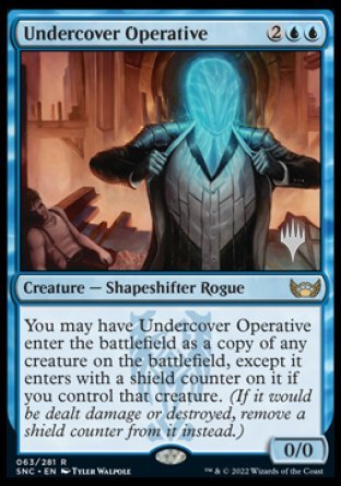 Undercover Operative (Promo Pack) [Streets of New Capenna Promos] | Card Merchant Takapuna