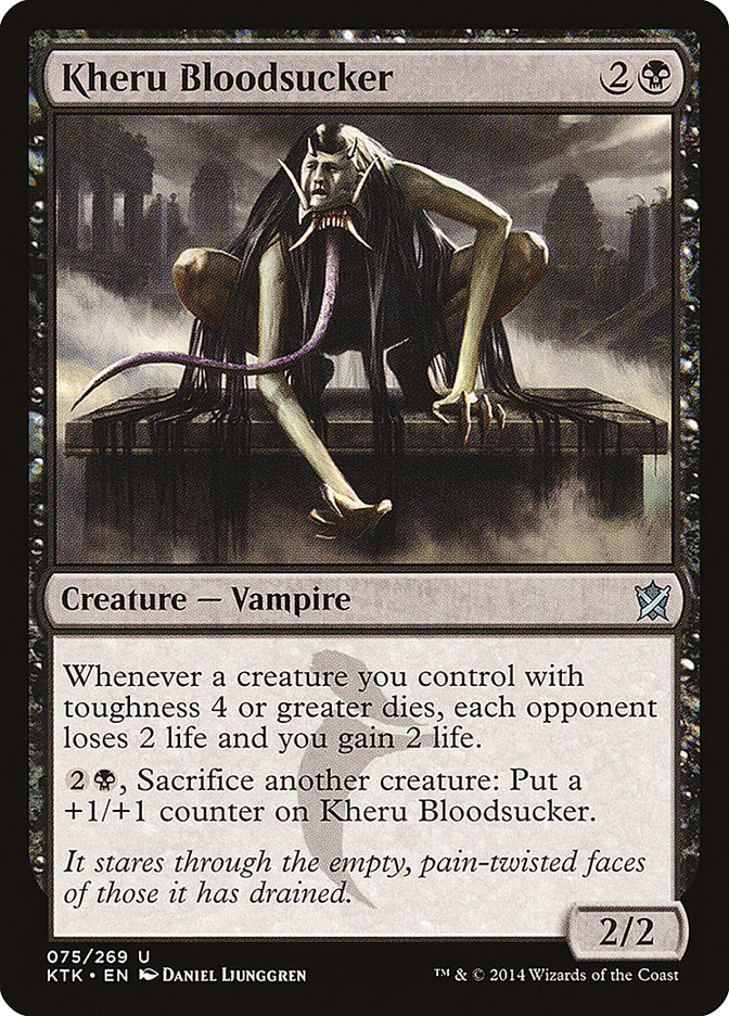 Kheru Bloodsucker [Khans of Tarkir] | Card Merchant Takapuna