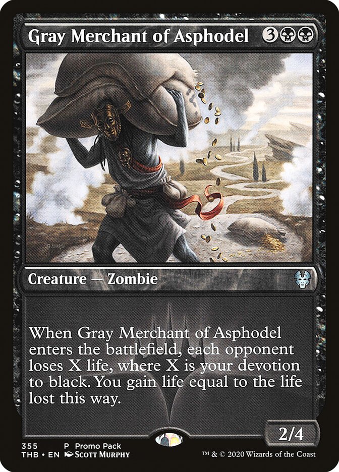 Gray Merchant of Asphodel (Promo Pack) [Theros Beyond Death Promos] | Card Merchant Takapuna