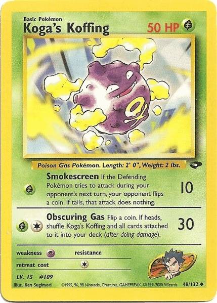 Koga's Koffing (48/132) [Gym Challenge Unlimited] | Card Merchant Takapuna