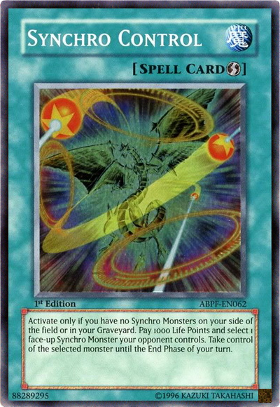 Synchro Control [ABPF-EN062] Super Rare | Card Merchant Takapuna