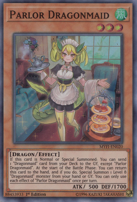 Parlor Dragonmaid [MYFI-EN020] Super Rare | Card Merchant Takapuna