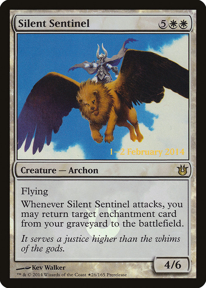 Silent Sentinel [Born of the Gods Prerelease Promos] | Card Merchant Takapuna