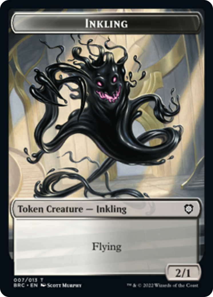 Copy // Inkling Double-Sided Token [The Brothers' War Commander Tokens] | Card Merchant Takapuna