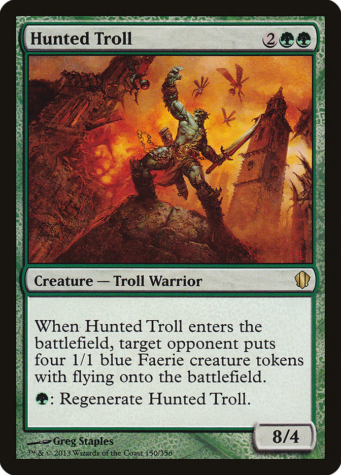 Hunted Troll [Commander 2013] | Card Merchant Takapuna