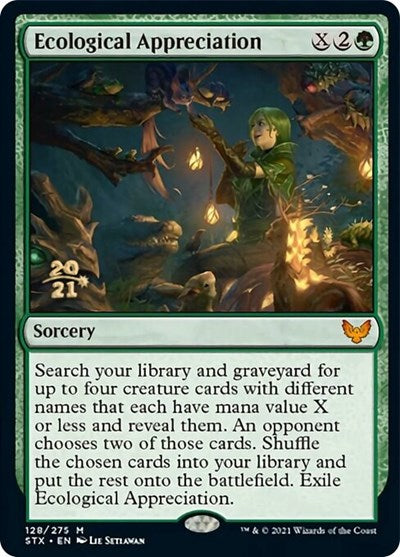 Ecological Appreciation [Strixhaven: School of Mages Prerelease Promos] | Card Merchant Takapuna