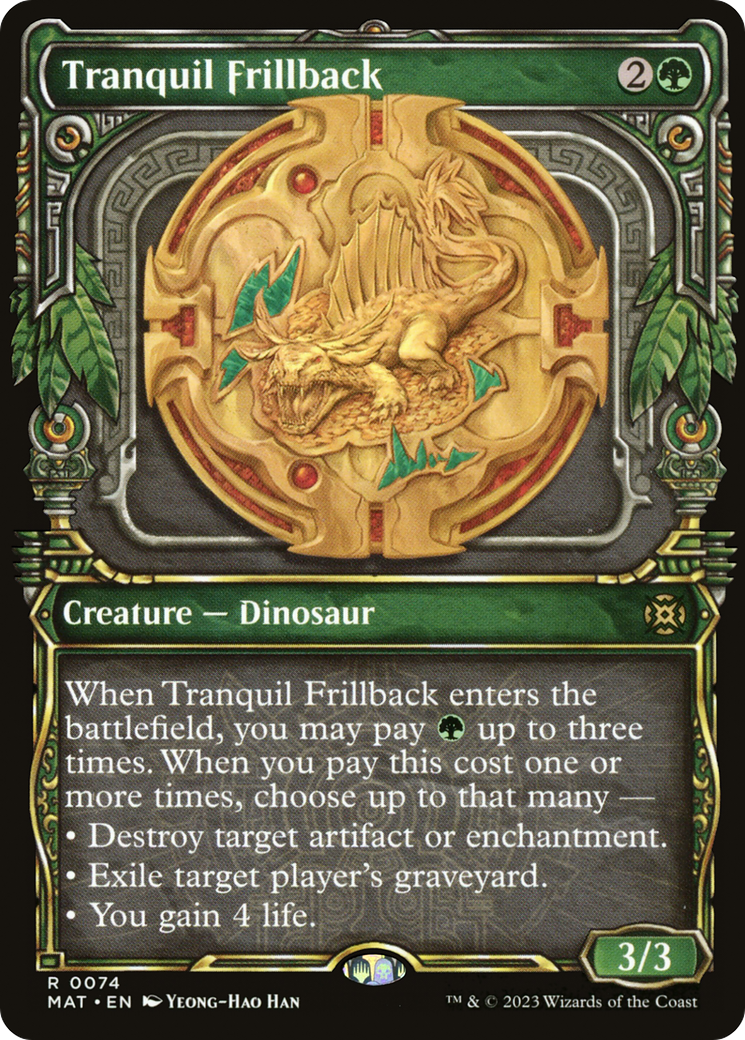 Tranquil Frillback (Showcase) [March of the Machine: The Aftermath] | Card Merchant Takapuna