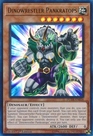 Dinowrestler Pankratops [DUDE-EN036] Ultra Rare | Card Merchant Takapuna