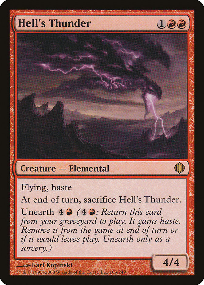 Hell's Thunder [Shards of Alara] | Card Merchant Takapuna