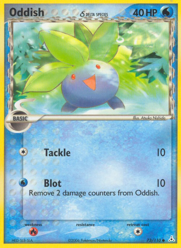 Oddish (73/110) (Delta Species) [EX: Holon Phantoms] | Card Merchant Takapuna