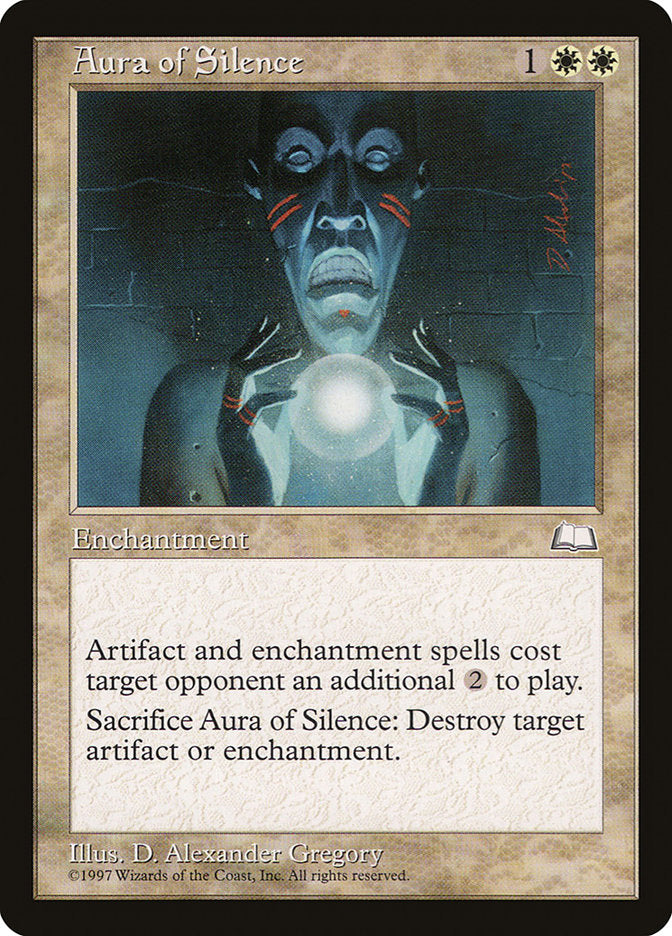 Aura of Silence [Weatherlight] | Card Merchant Takapuna