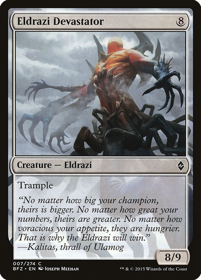 Eldrazi Devastator [Battle for Zendikar] | Card Merchant Takapuna