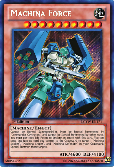 Machina Force [LCYW-EN171] Secret Rare | Card Merchant Takapuna