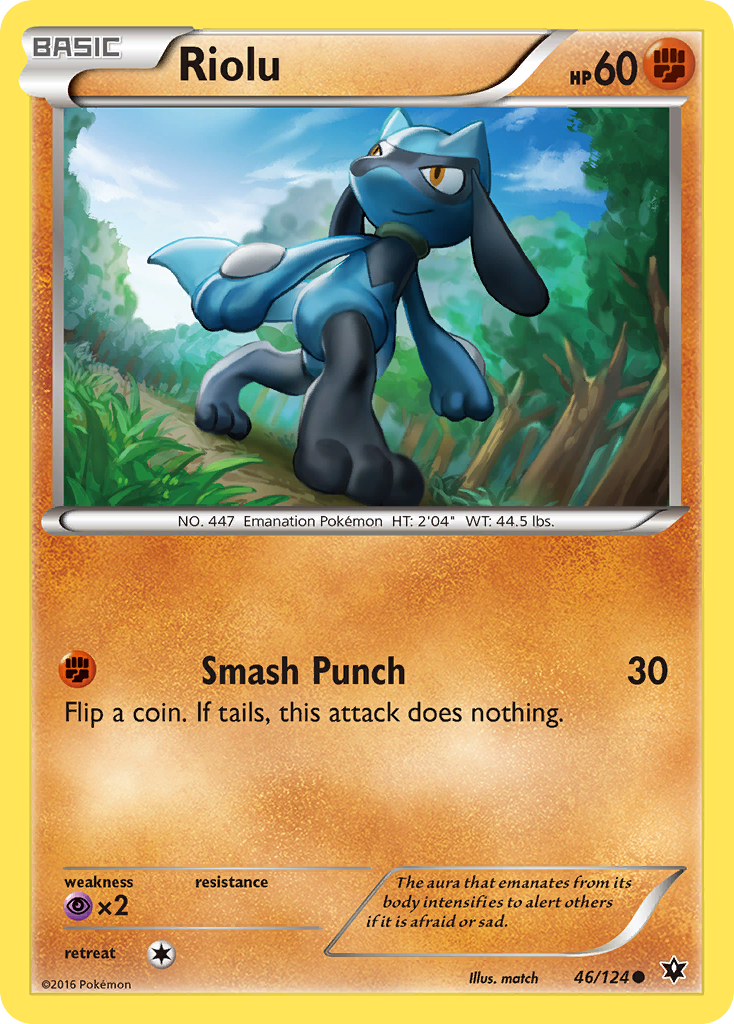 Riolu (46/124) [XY: Fates Collide] | Card Merchant Takapuna