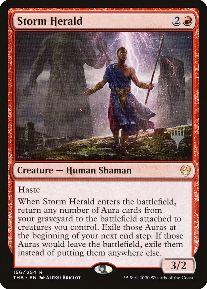 Storm Herald (Promo Pack) [Theros Beyond Death Promos] | Card Merchant Takapuna