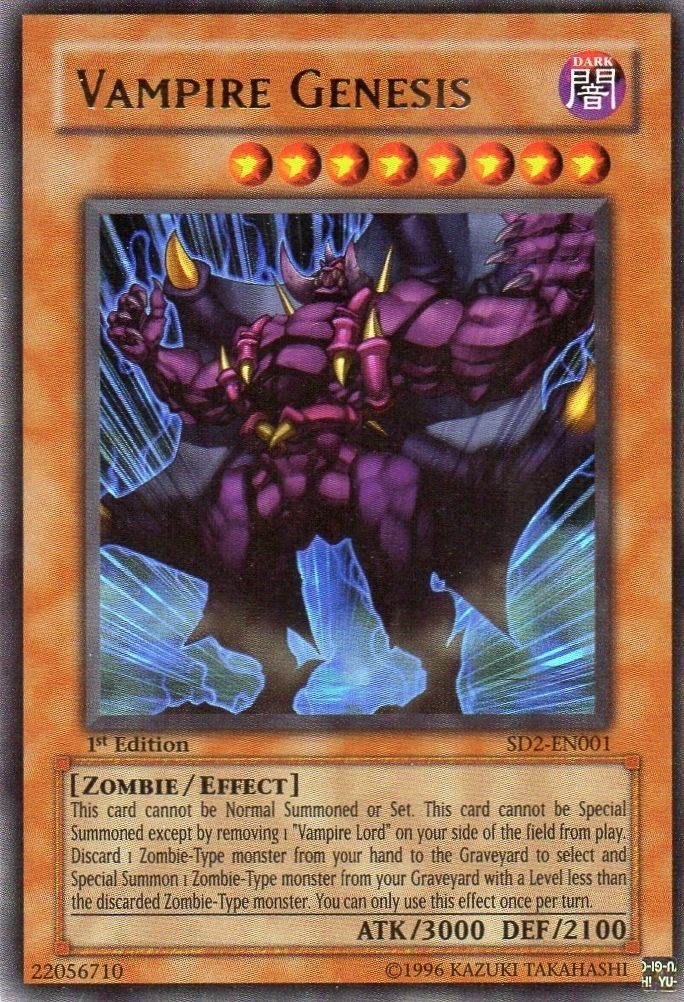 Vampire Genesis [SD2-EN001] Ultra Rare | Card Merchant Takapuna