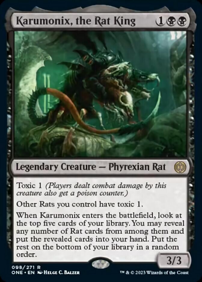 Karumonix, the Rat King [Phyrexia: All Will Be One] | Card Merchant Takapuna