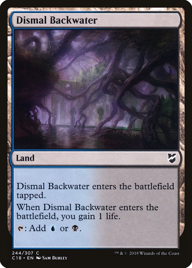 Dismal Backwater [Commander 2018] | Card Merchant Takapuna