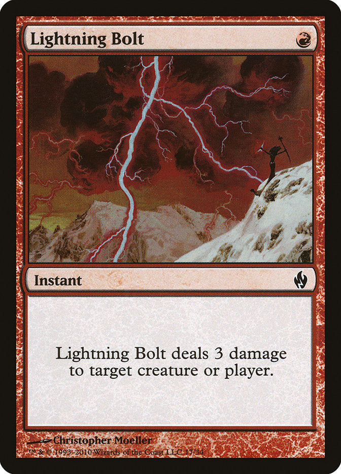 Lightning Bolt [Premium Deck Series: Fire and Lightning] | Card Merchant Takapuna