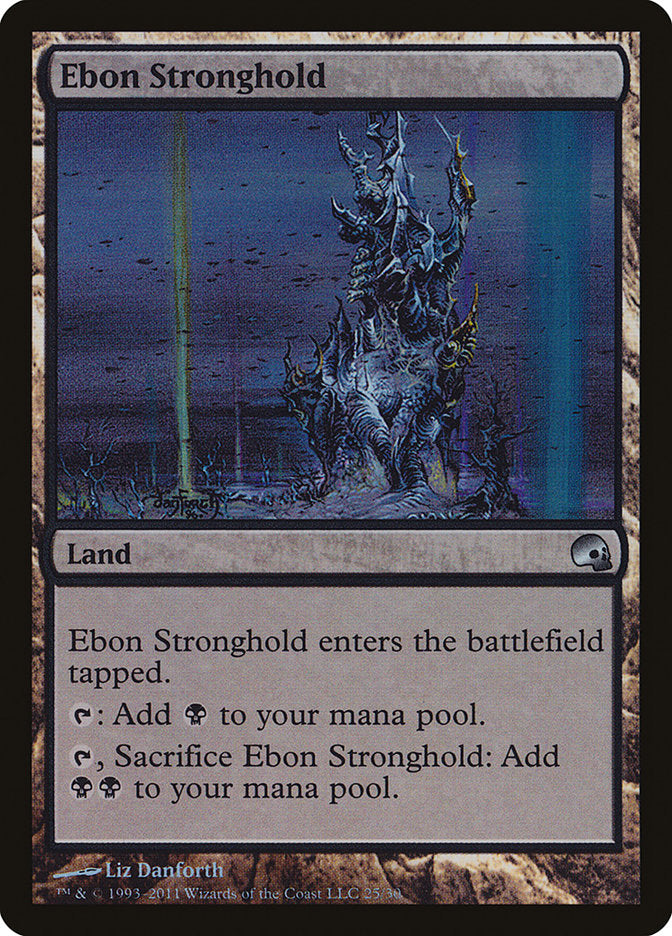 Ebon Stronghold [Premium Deck Series: Graveborn] | Card Merchant Takapuna