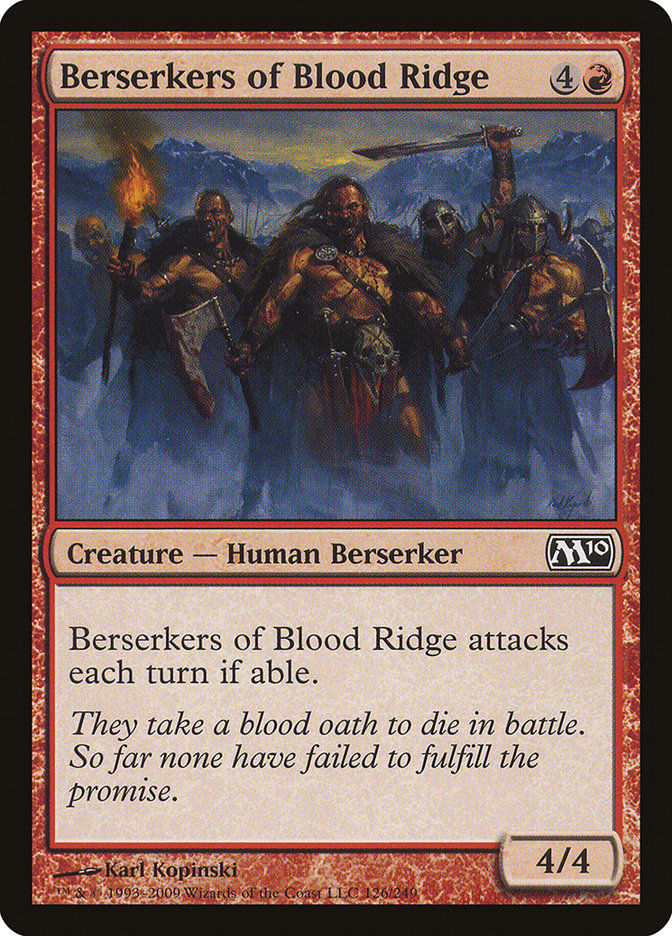 Berserkers of Blood Ridge [Magic 2010] | Card Merchant Takapuna