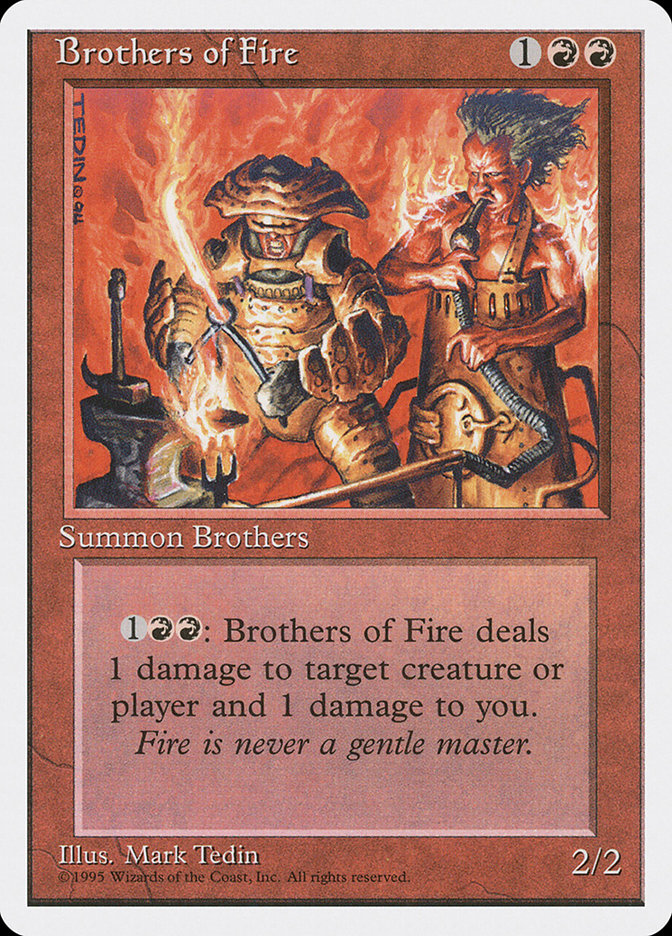 Brothers of Fire [Fourth Edition] | Card Merchant Takapuna