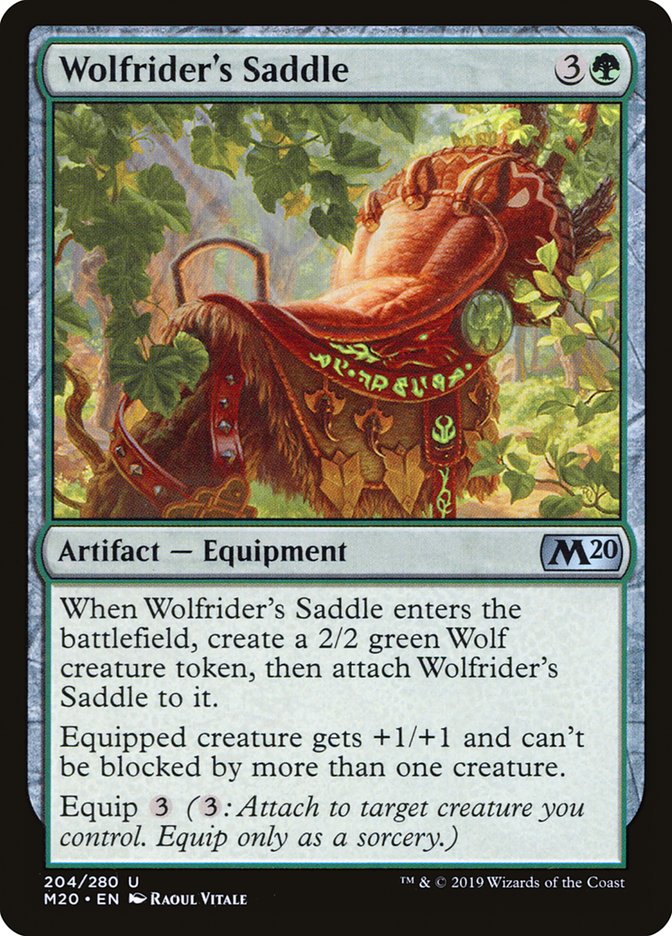 Wolfrider's Saddle [Core Set 2020] | Card Merchant Takapuna