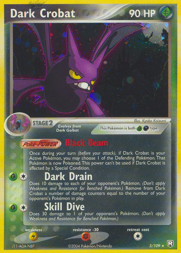 Dark Crobat (3/109) [EX: Team Rocket Returns] | Card Merchant Takapuna