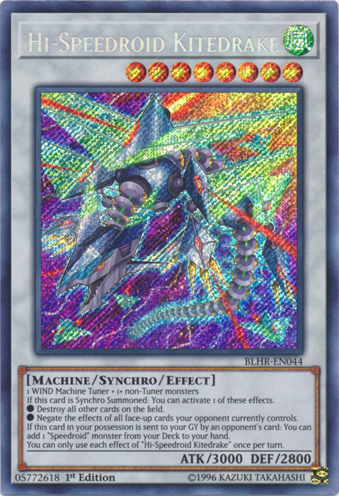 Hi-Speedroid Kitedrake [BLHR-EN044] Secret Rare | Card Merchant Takapuna