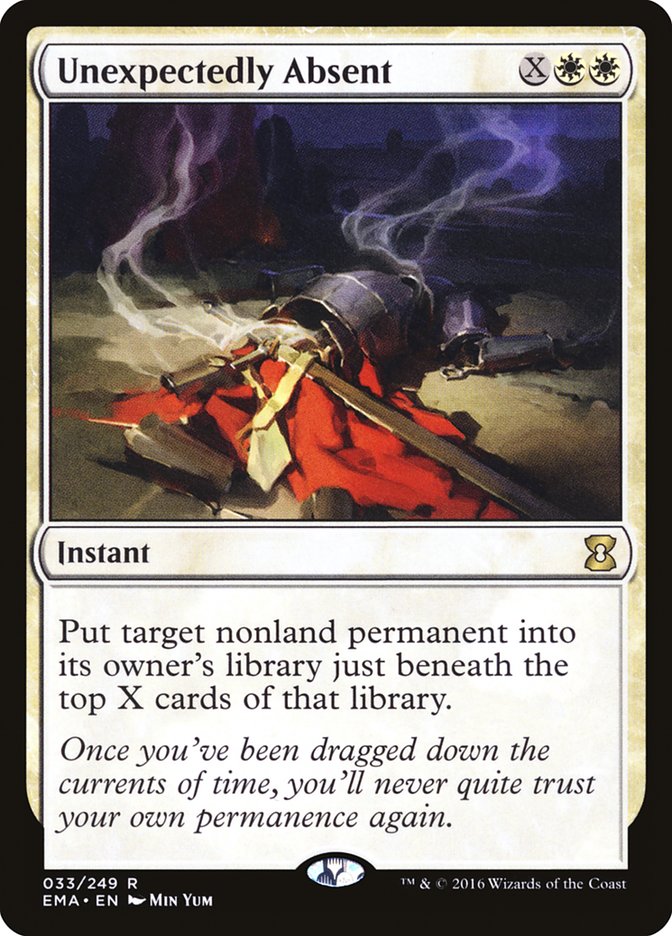 Unexpectedly Absent [Eternal Masters] | Card Merchant Takapuna