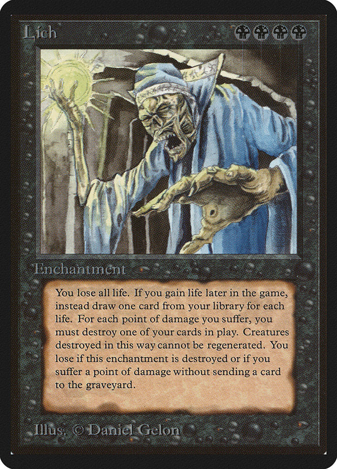 Lich [Beta Edition] | Card Merchant Takapuna