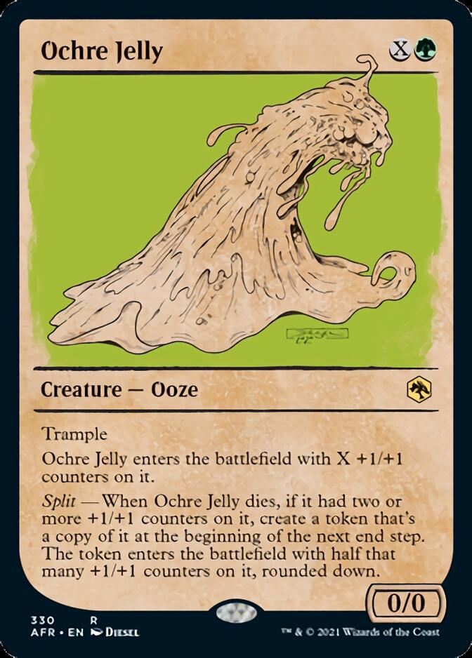 Ochre Jelly (Showcase) [Dungeons & Dragons: Adventures in the Forgotten Realms] | Card Merchant Takapuna