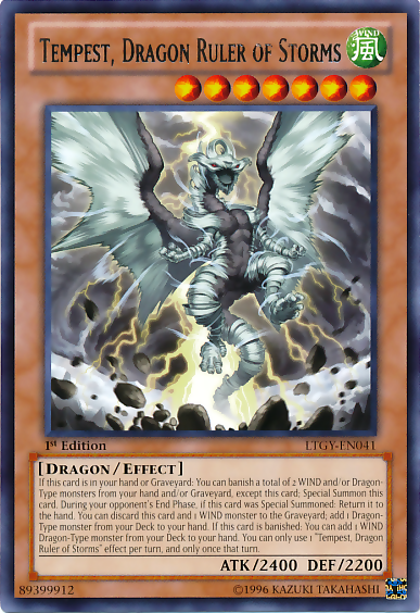 Tempest, Dragon Ruler of Storms [LTGY-EN041] Rare | Card Merchant Takapuna