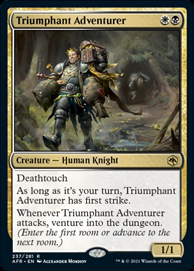 Triumphant Adventurer [Dungeons & Dragons: Adventures in the Forgotten Realms] | Card Merchant Takapuna