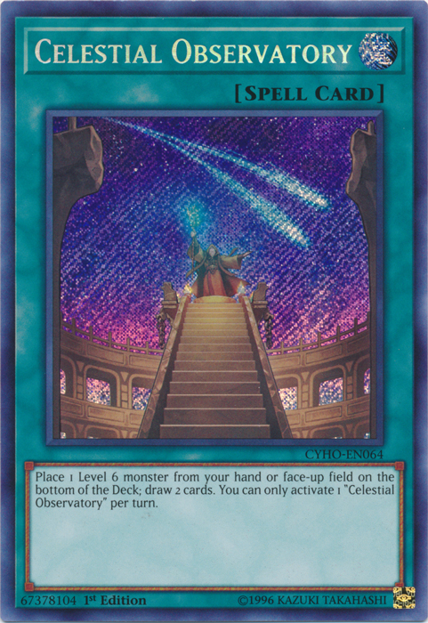 Celestial Observatory [CYHO-EN064] Secret Rare | Card Merchant Takapuna