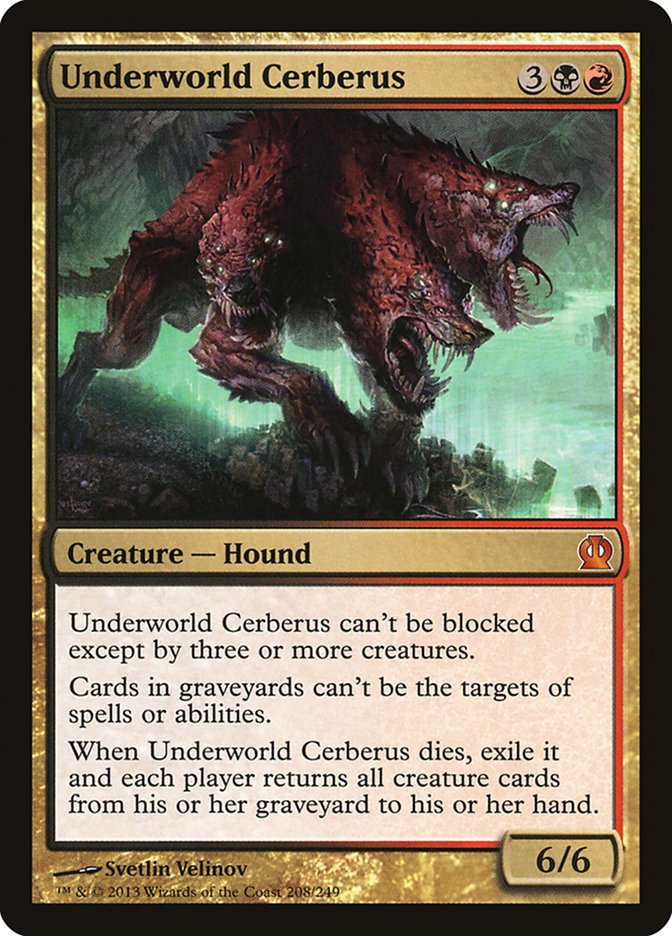 Underworld Cerberus [Theros] | Card Merchant Takapuna