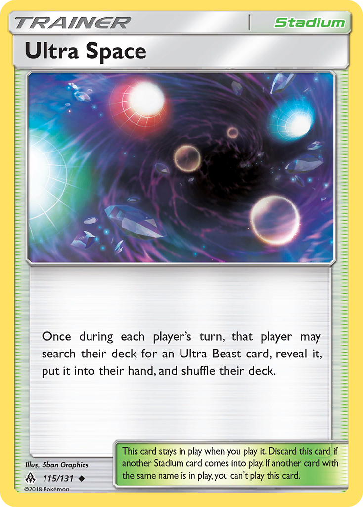 Ultra Space (115/131) [Sun & Moon: Forbidden Light] | Card Merchant Takapuna