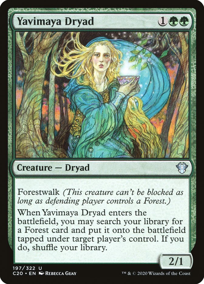 Yavimaya Dryad [Commander 2020] | Card Merchant Takapuna