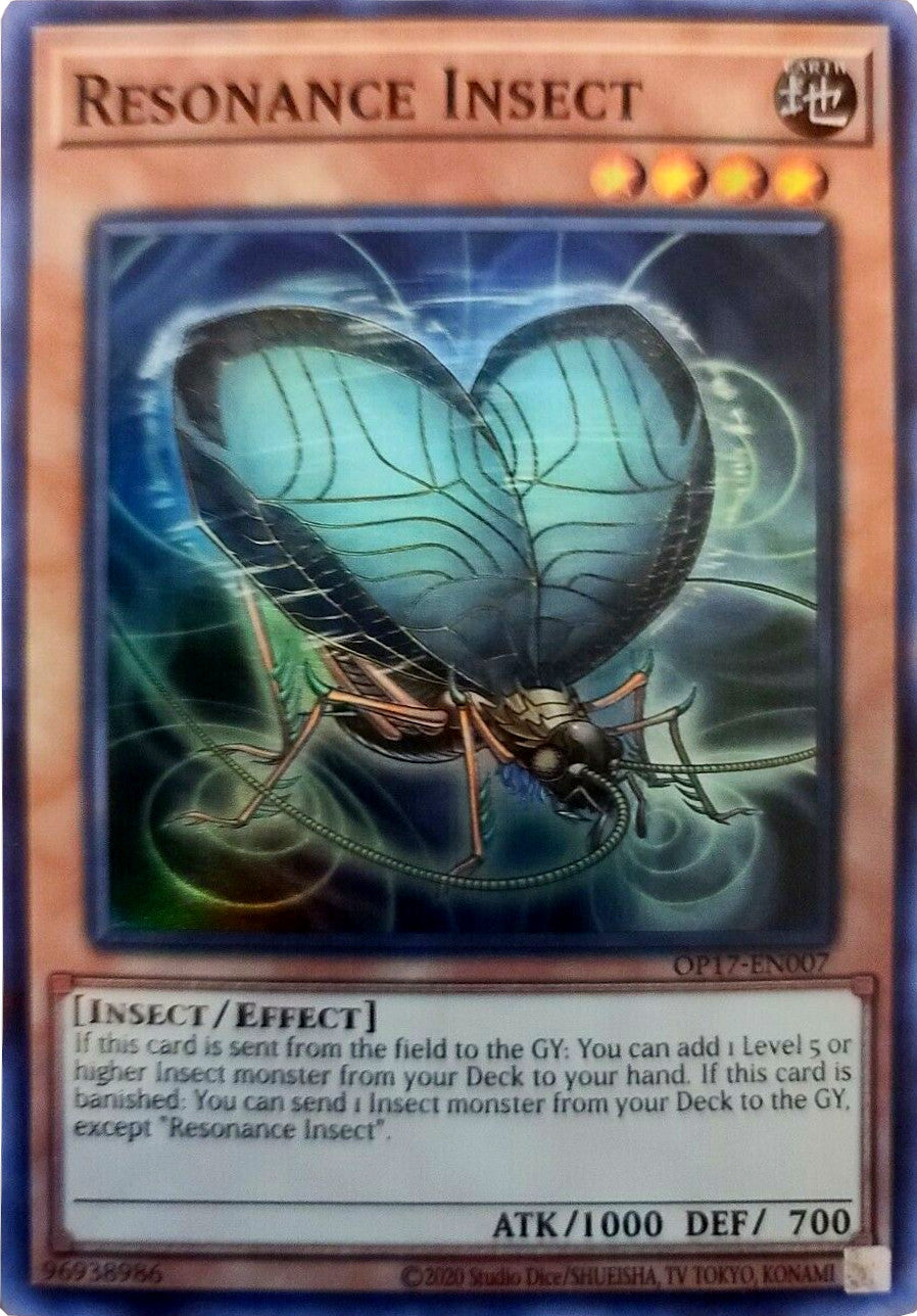 Resonance Insect [OP17-EN007] Super Rare | Card Merchant Takapuna