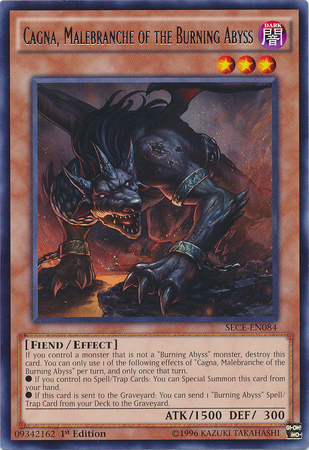 Cagna, Malebranche of the Burning Abyss [SECE-EN084] Rare | Card Merchant Takapuna