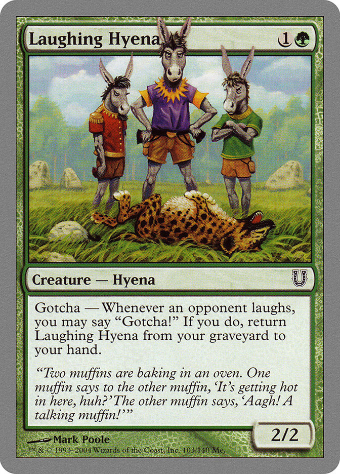 Laughing Hyena [Unhinged] | Card Merchant Takapuna